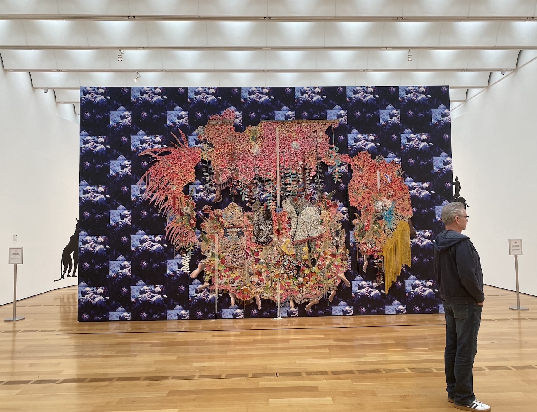 art installation at a museum